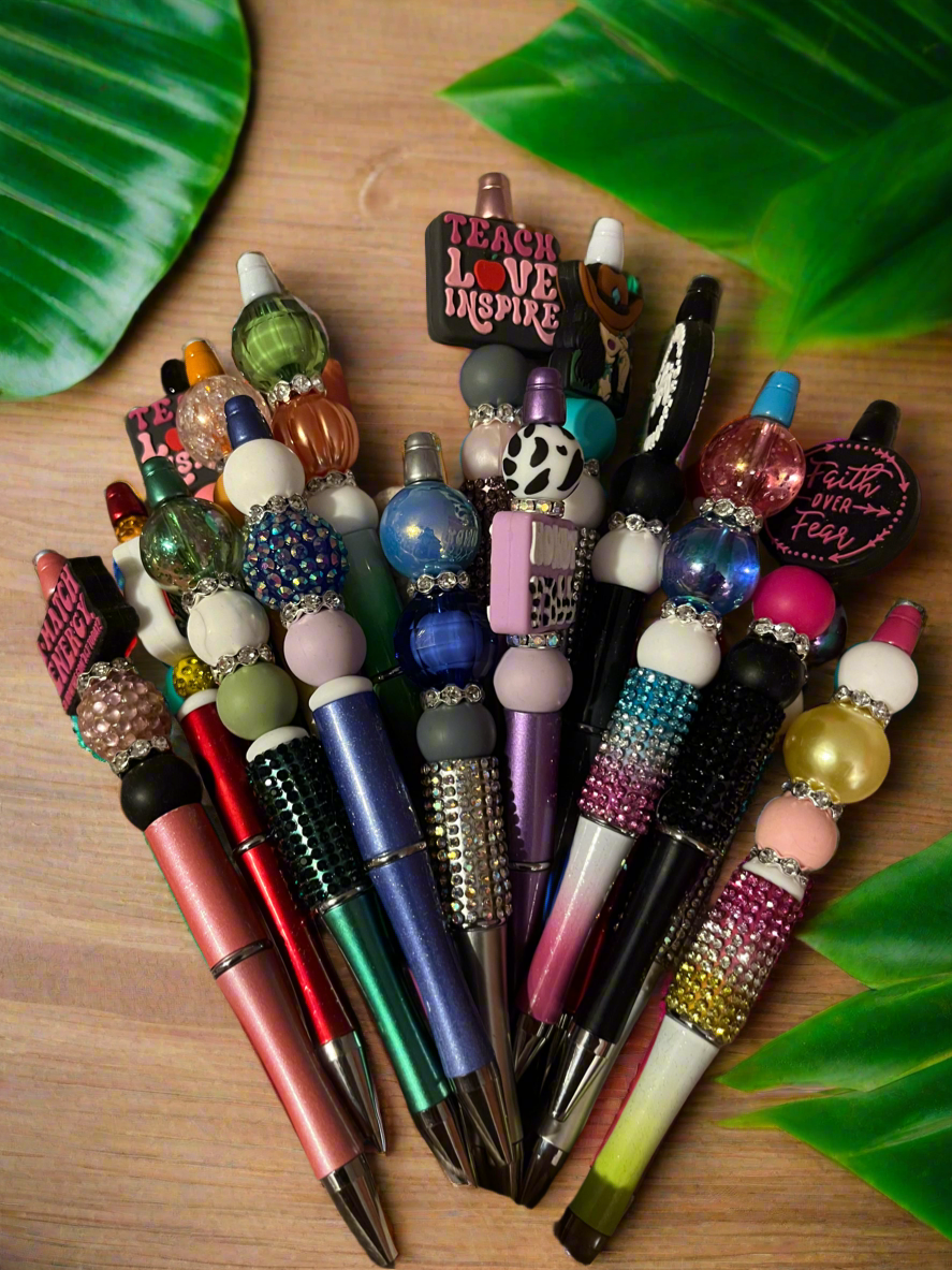 Beaded Basic Pens!! 3 basic for $25!!