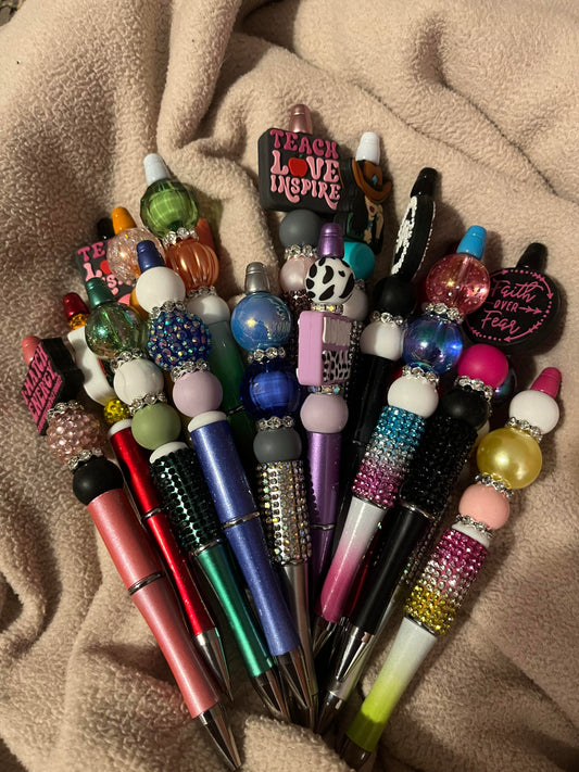 Beaded Basic Pens!! 3 basic for $25!!