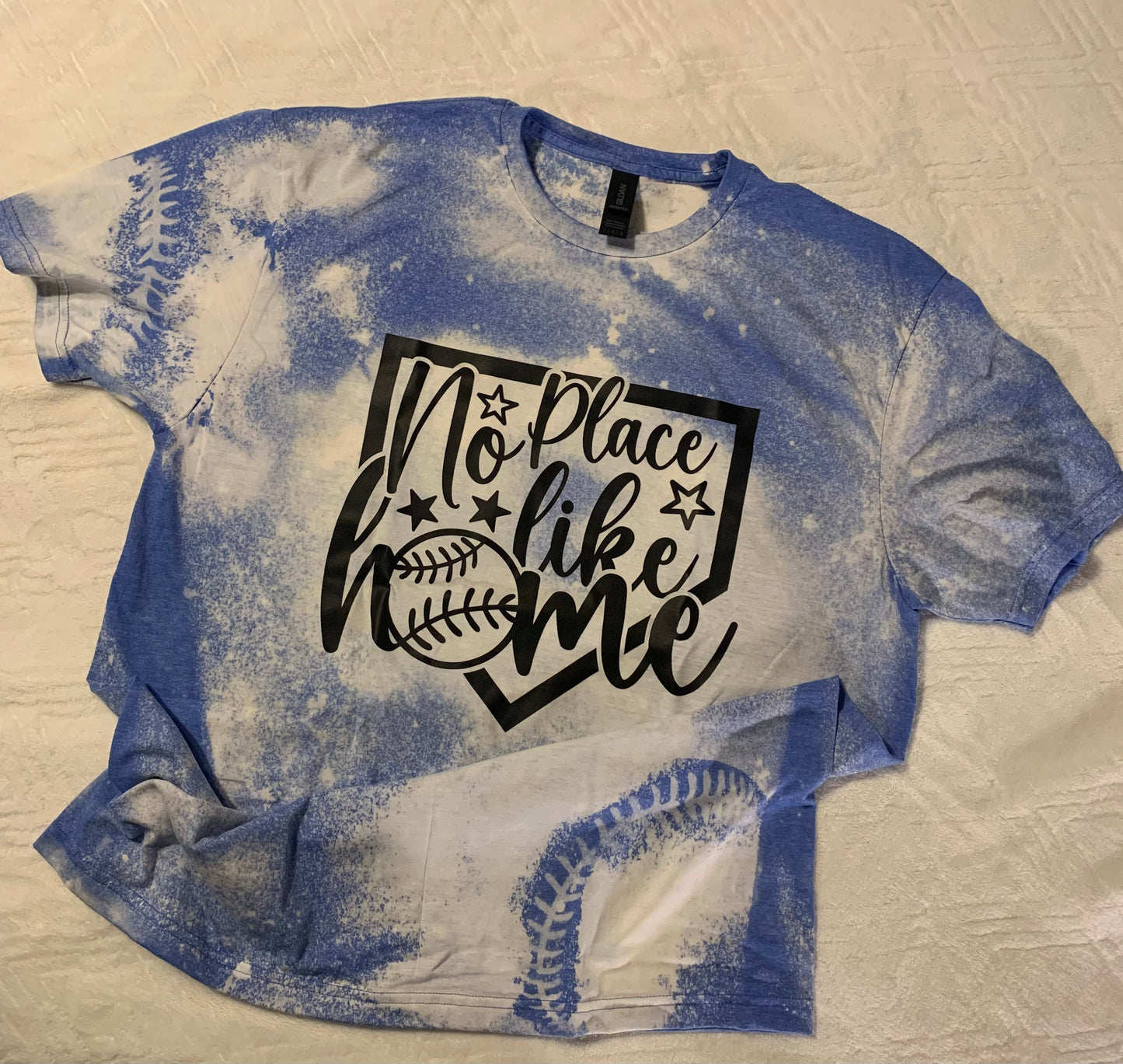 No Place Like Home bleached tee